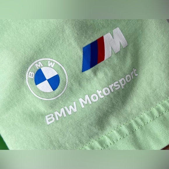 Puma Men's Green BMW Statement Car Short Sleeve Graphic 2 T-Shirt Size XXL - Picture 3 of 6